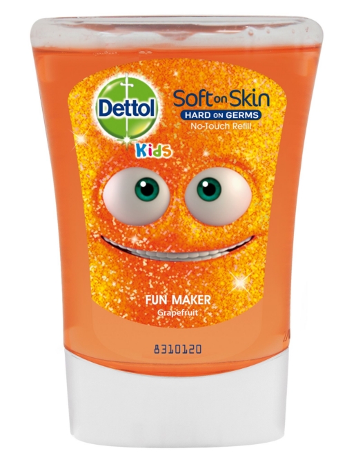 Dettol �rint�s n�lk�li k�zmos� ut�nt�lt� 250ml Graperuit (Gyermek)